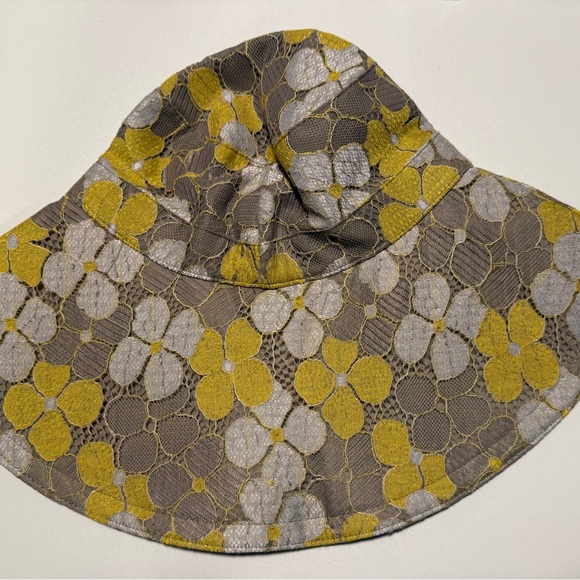 Free People Floral Patterned Wide Brim Hat - Picture 1 of 3